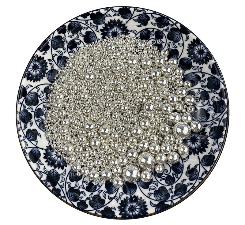 KOOTIPS Sprinkles Sugar Pearls 120g/ 4.2oz, Cupcake Cake Topper mix Sprinkles for Baking Manvscakes Jimmies Cookie Crystal Decorating Nonpareils (Silver) - Image 4